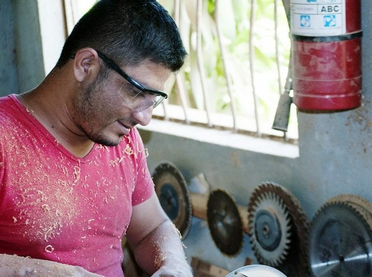 Hector the carpenter from Itza Wood