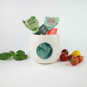 Garden Love is one of our corporate plant gifts, including a planter and two seed lollipops.