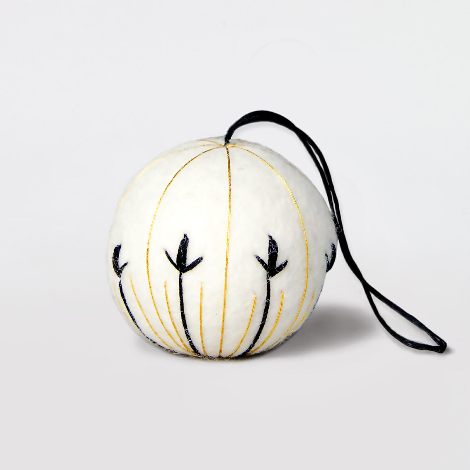 Felted ball custom ornament