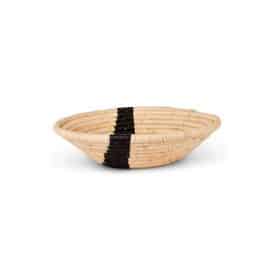 Small woven bowl made of natural fibers of sisal