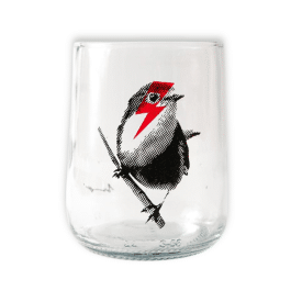 upcycled bird glasses