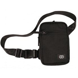 sling bag corporate gift idea black sling bag with zipper on the front. Ideal for a corporate gift idea