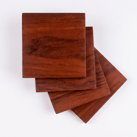 Solid Wood Coasters a sustainable gift that gives back